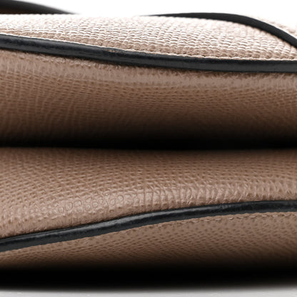 Christian Dior Grained Calfskin Saddle Bag With Strap Taupe 9 of 12