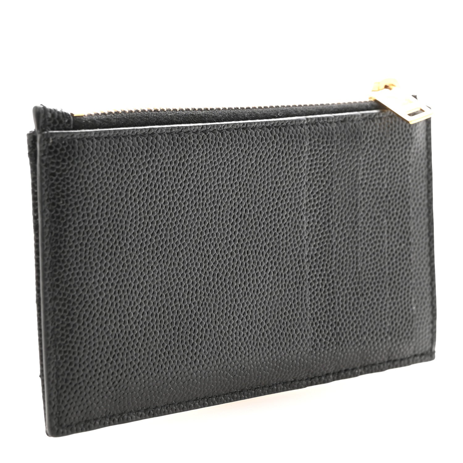 SAINTLAURENT、レザーケース Saint Laurent Grain De Poudre Matelasse Chevron Monogram Fragments
