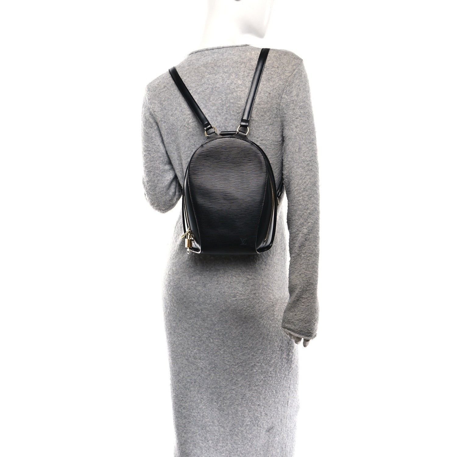 louis vuitton black epi backpack Louis Vuitton Epi Mabillon Backpack Black 1902902 – FASHIONPHILE
