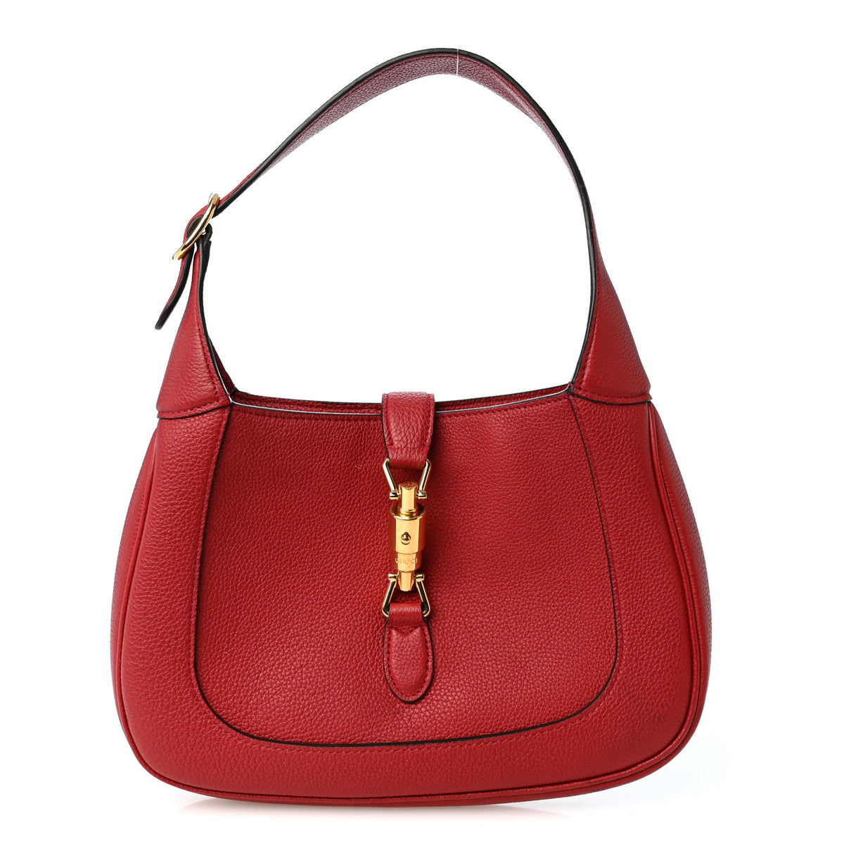 Gucci Ancora Calfskin Small Jackie 1961 Hobo Red 1 of 11