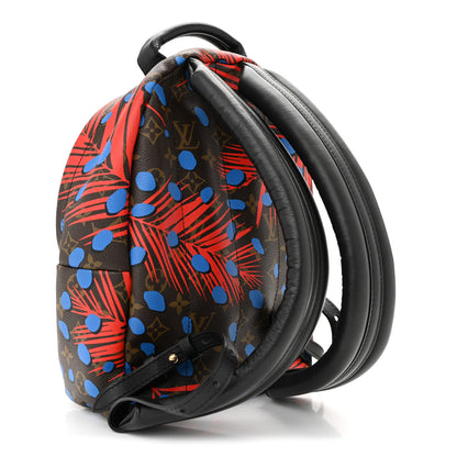 Louis Vuitton Monogram Jungle Dots Palm Springs Backpack PM Coquelicot Denim 3 of 10