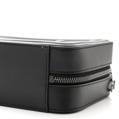 Dolce & Gabbana Calfskin Embossed DG Logo Crossbody Bag Black 9 of 12