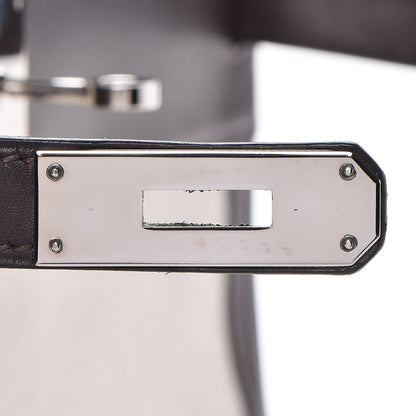 Hermes Toile Swift Kelly 32 Chocolate 21 of 35