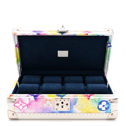 Louis Vuitton Monogram Watercolor Coffret 8 Watch Case Multicolor 5 of 12