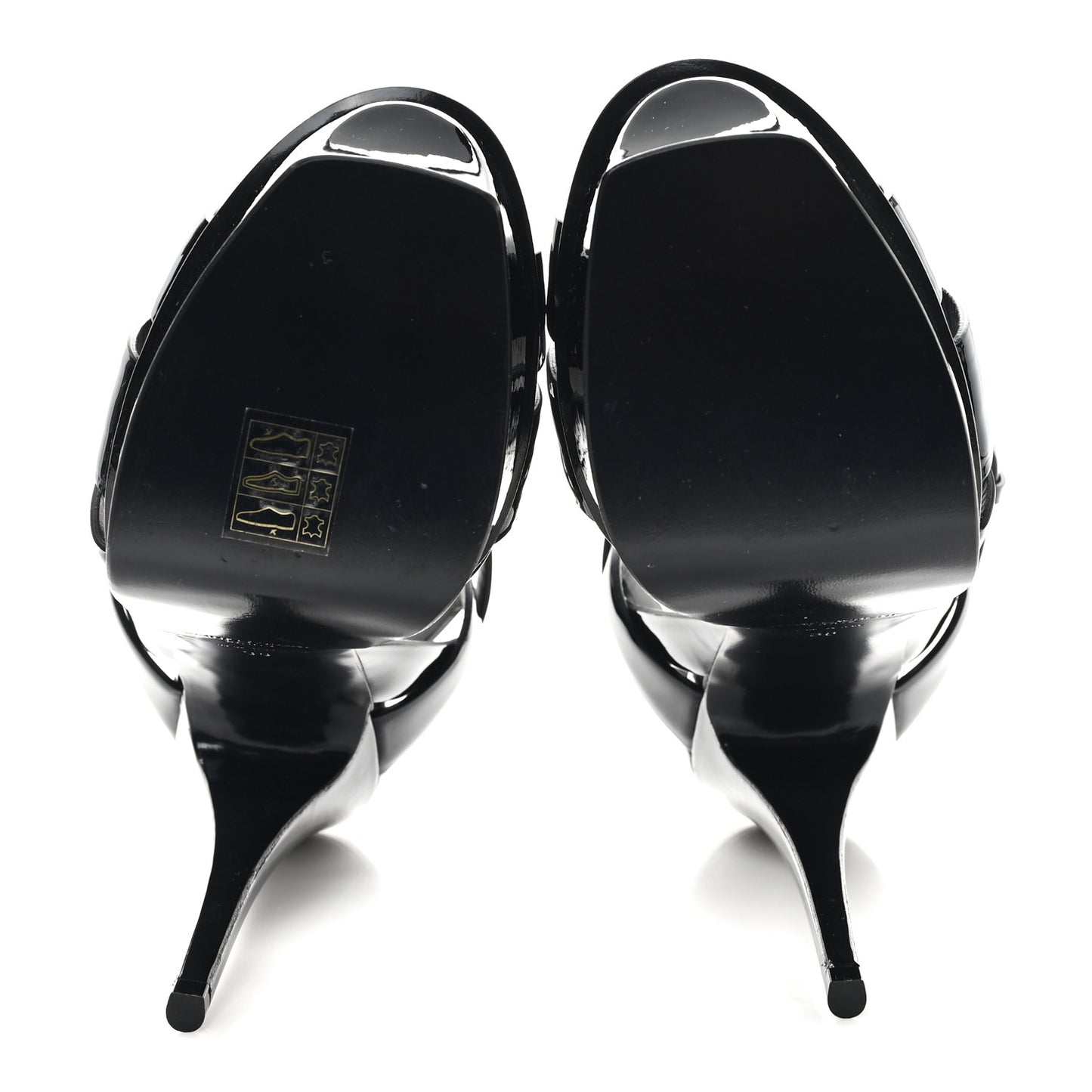 Patent Tribute 105 Platform Sandals 38 Black