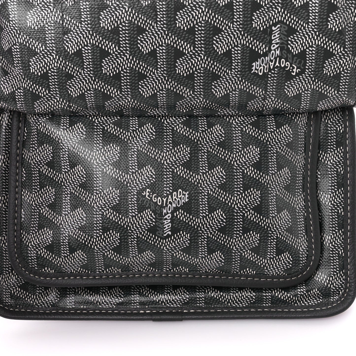Goyardine Plumet Wallet Clutch Grey