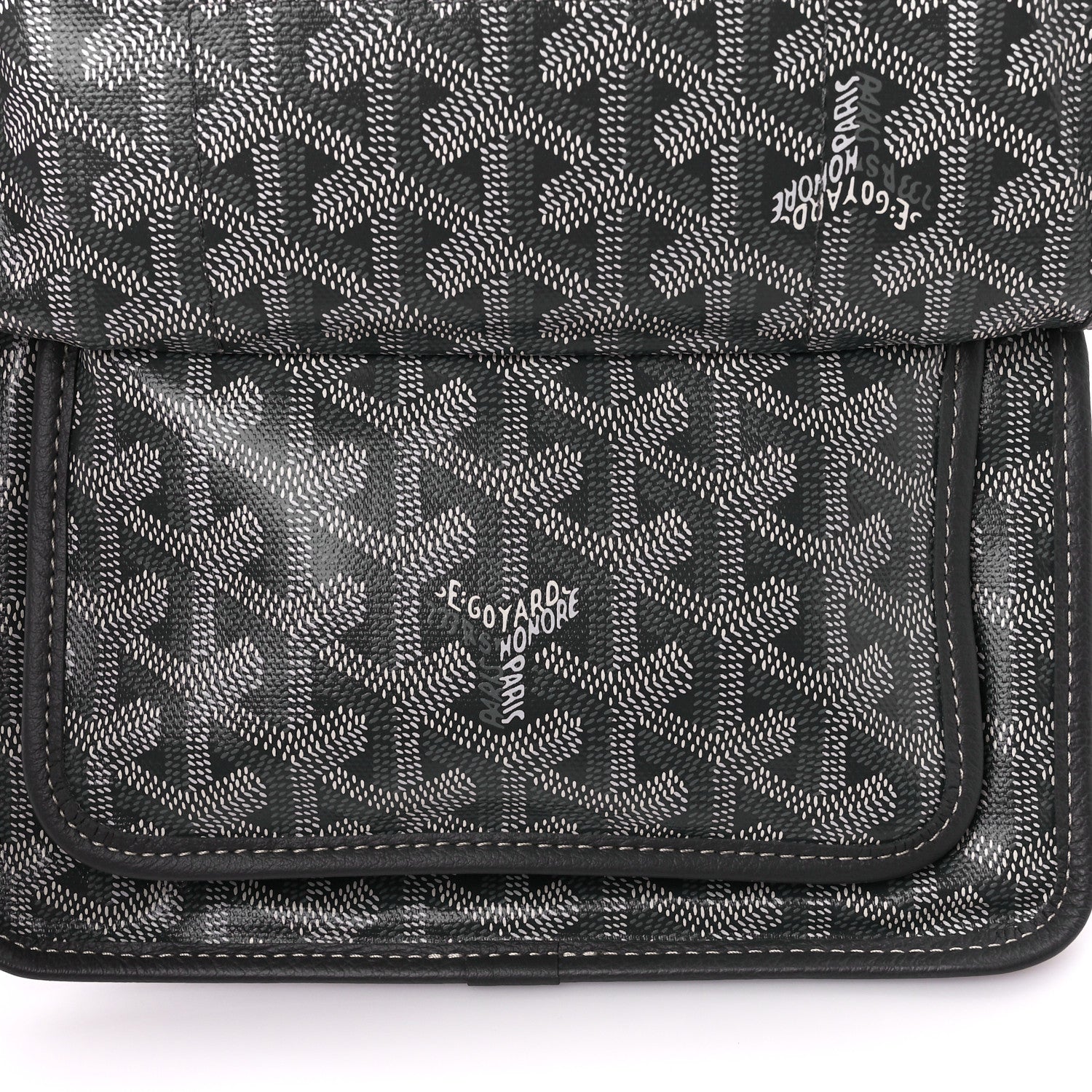 Goyard Goyardine Plumet Wallet Clutch Grey 9 of 12