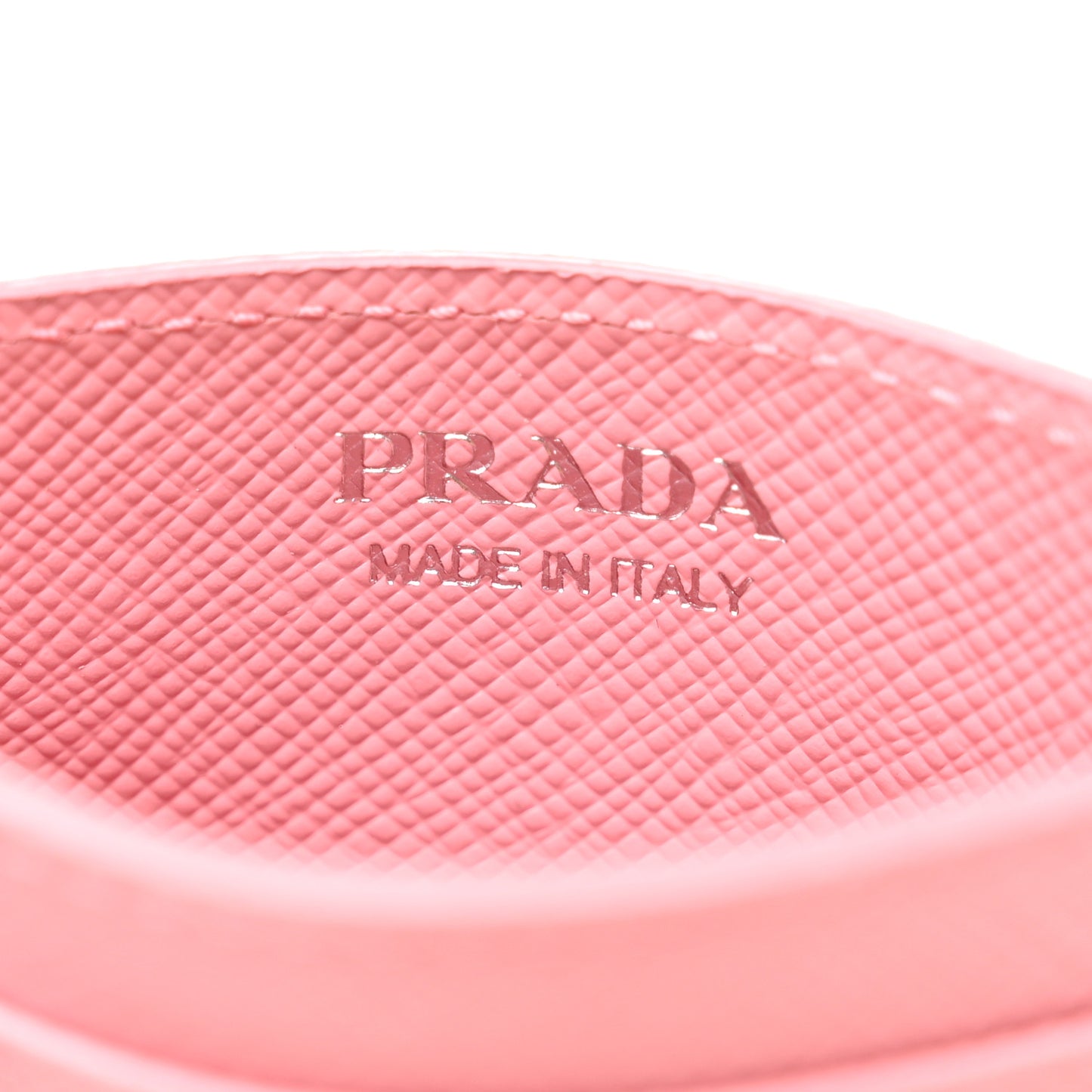 Saffiano Ramage Triangle Card Holder Petalo Rosso