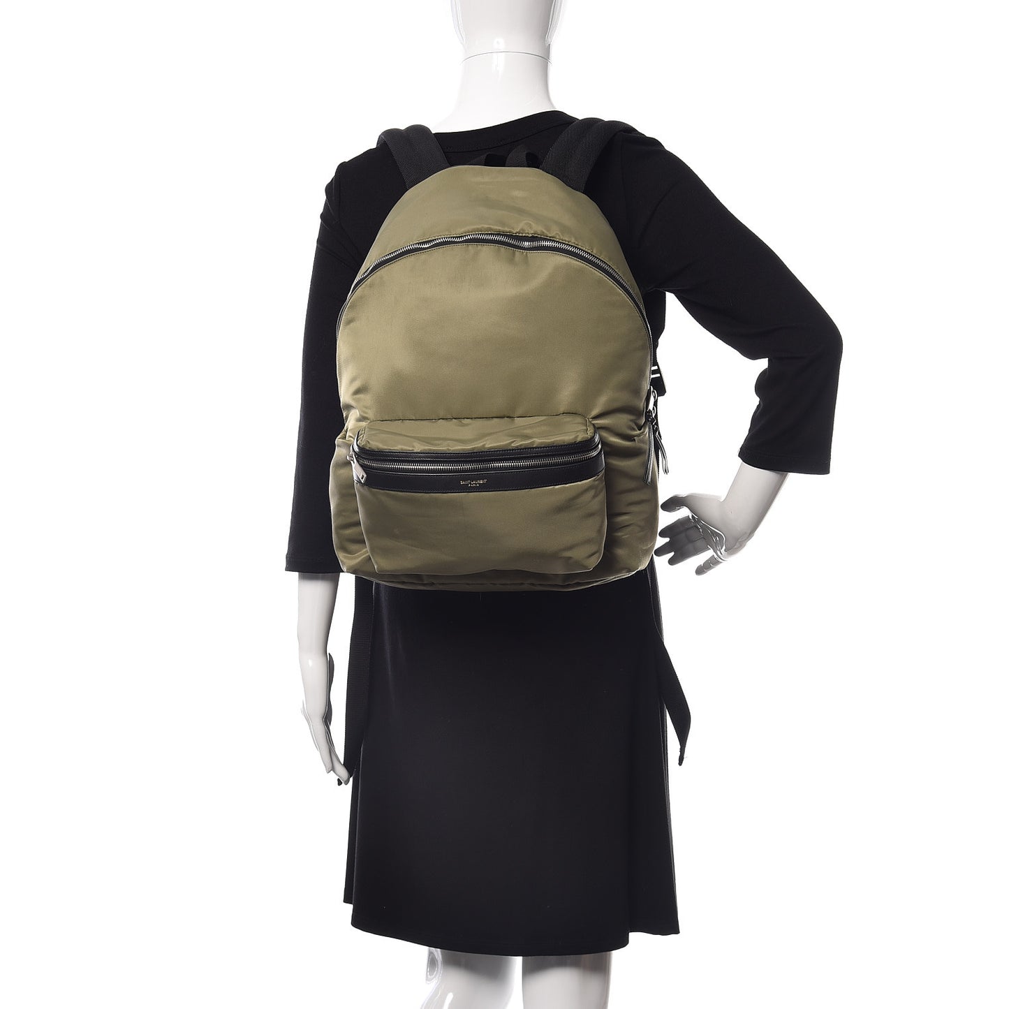 Canvas Nylon Giant City Backpack Green