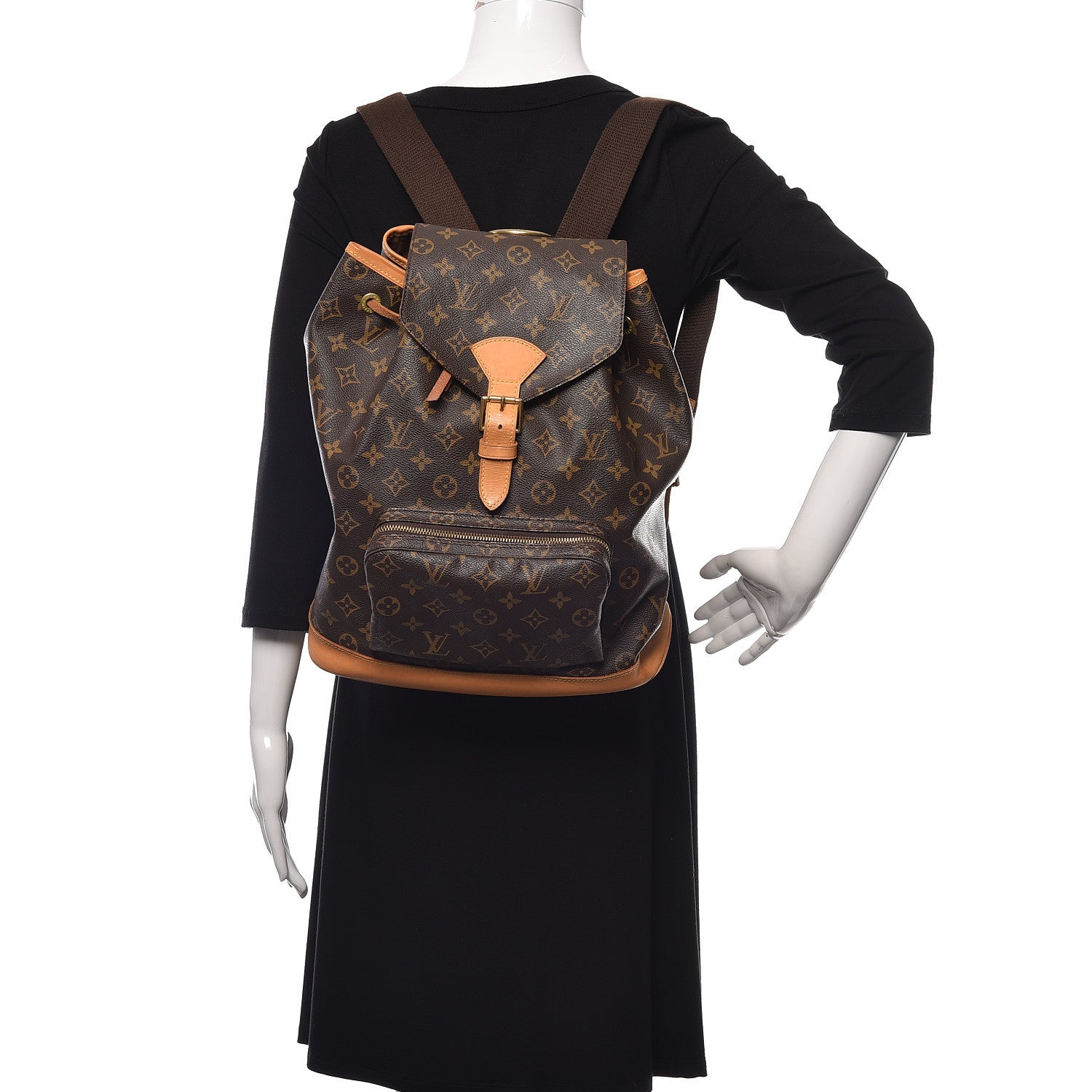 Louis Vuitton Monogram Montsouris GM Backpack 2 of 14