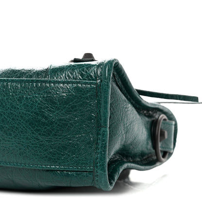Balenciaga Agneau Arena Classic Hardware Le City Mini Dark Emerald 10 of 10