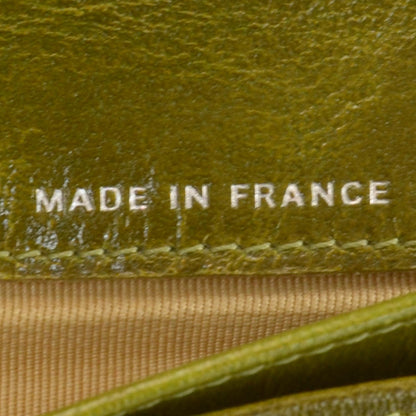 Chanel Calfskin Quilted Large Flap Wallet Green 8 of 10