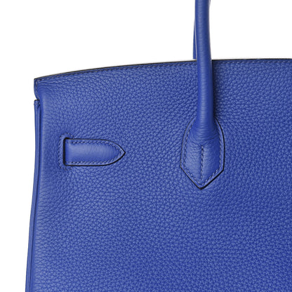 Hermes Togo Birkin 35 Bleu Electrique 25 of 31