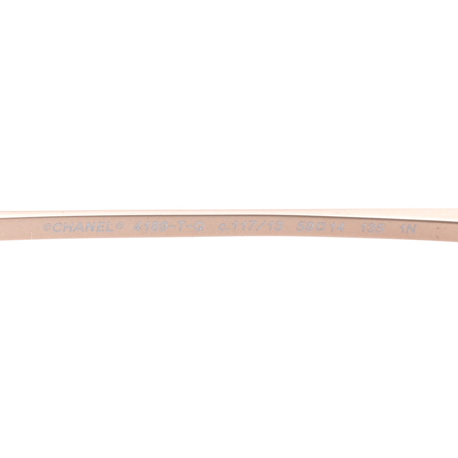 Chanel CC Aviator Sunglasses 4189-T-Q Rose 5 of 8