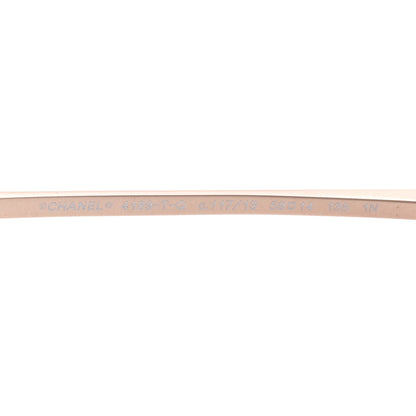 Chanel CC Aviator Sunglasses 4189-T-Q Rose 5 of 8