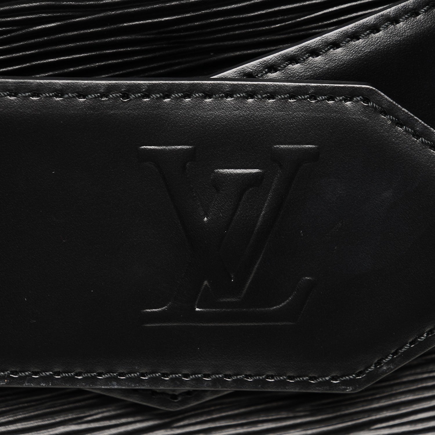 Louis Vuitton Epi Sac D'Epaule Black 6 of 8