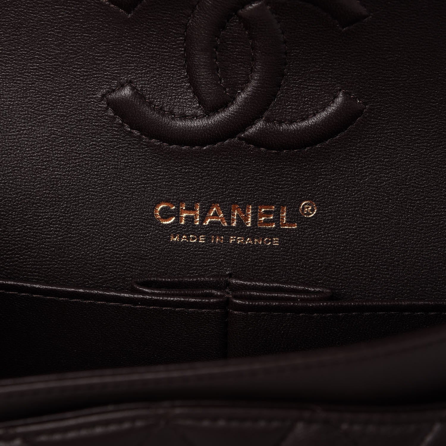 Chanel Lambskin Quilted Small Double Flap Brown 8 of 11