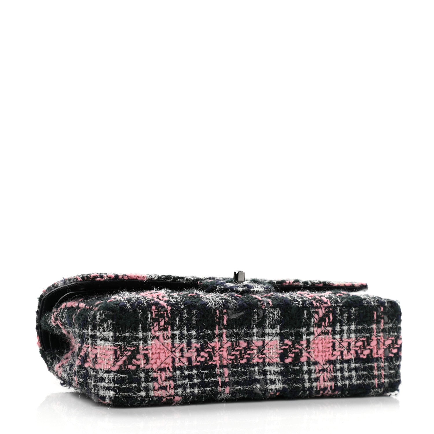 Chanel Tweed Quilted Medium Double Flap Multicolor 3 of 11