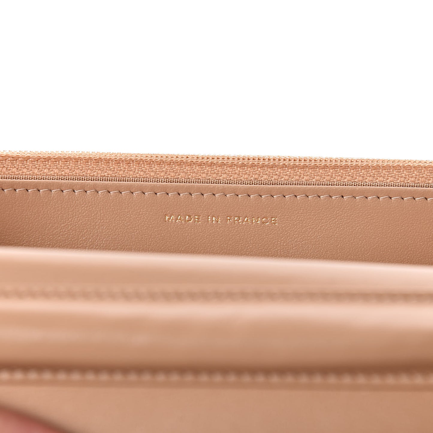 Caviar Quilted Boy Wallet On Chain WOC Beige