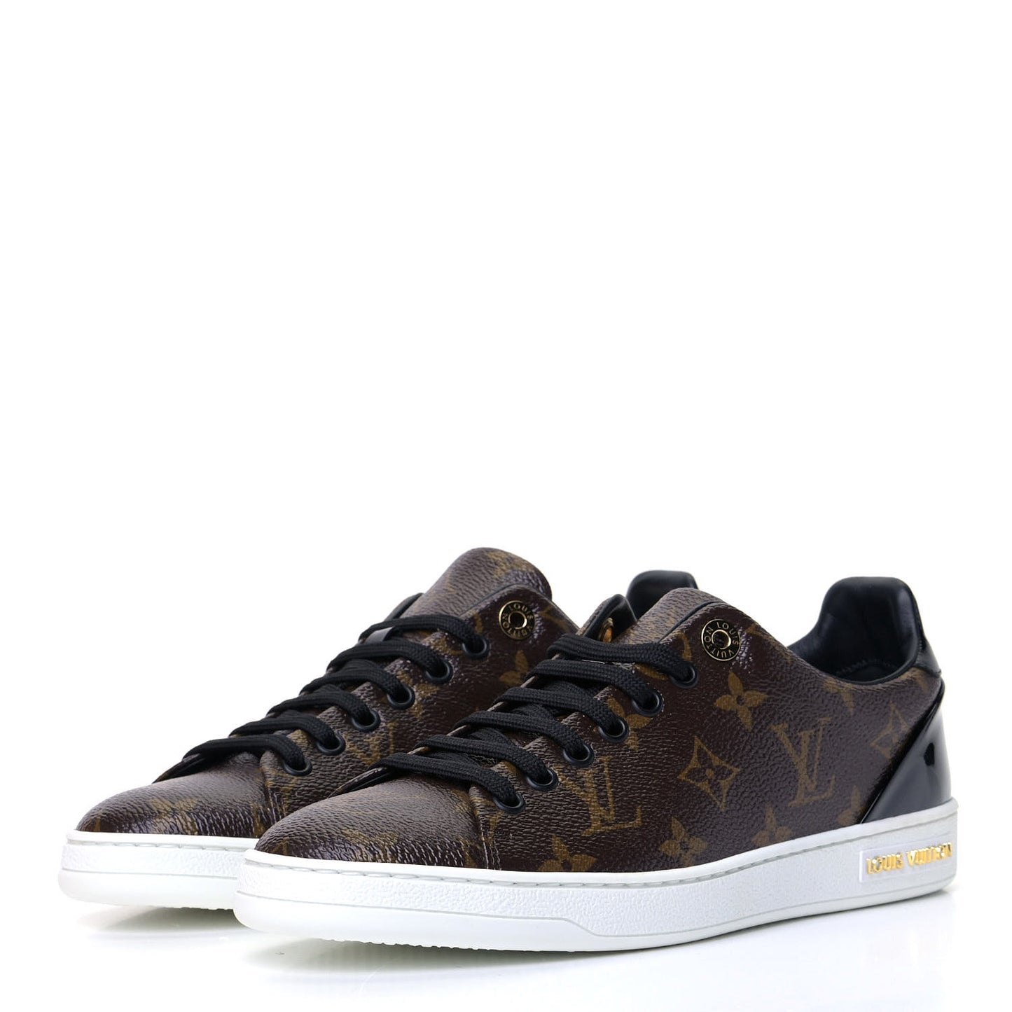 Patent Monogram Frontrow Sneakers 38