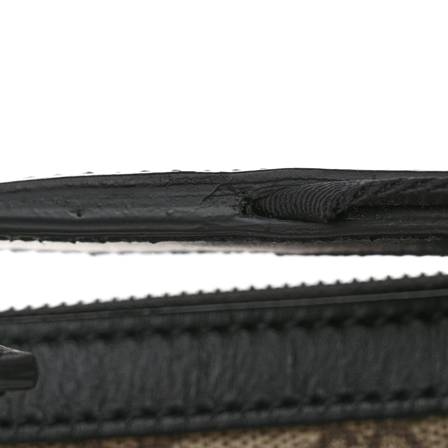 GG Supreme Monogram Web Messenger Bag Black