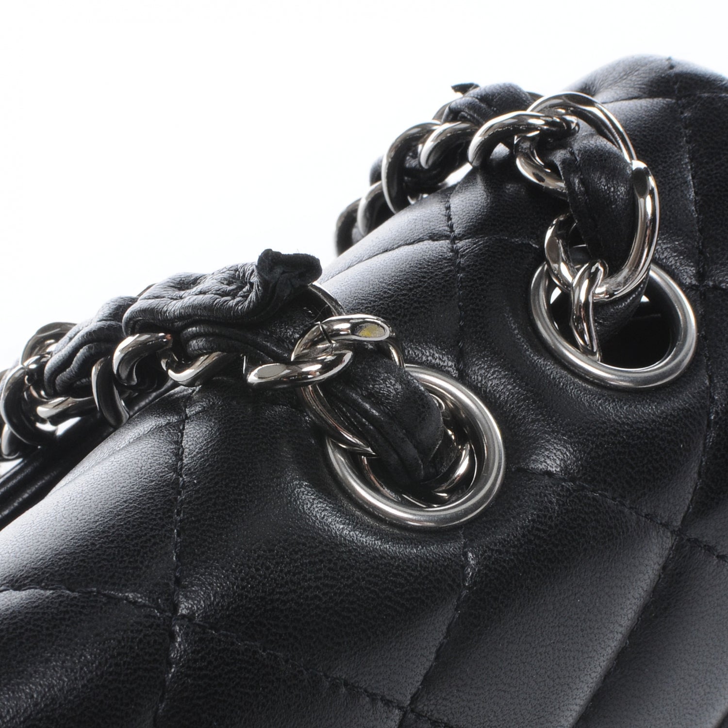 Chanel Lambskin Jumbo Single Flap Black 5 of 8