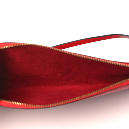 Louis Vuitton Epi Pochette Accessories 24 Castillan Red 5 of 8