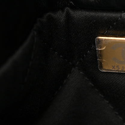 Chanel Shiny Calfskin Quilted Mini Chanel 22 Black 7 of 10