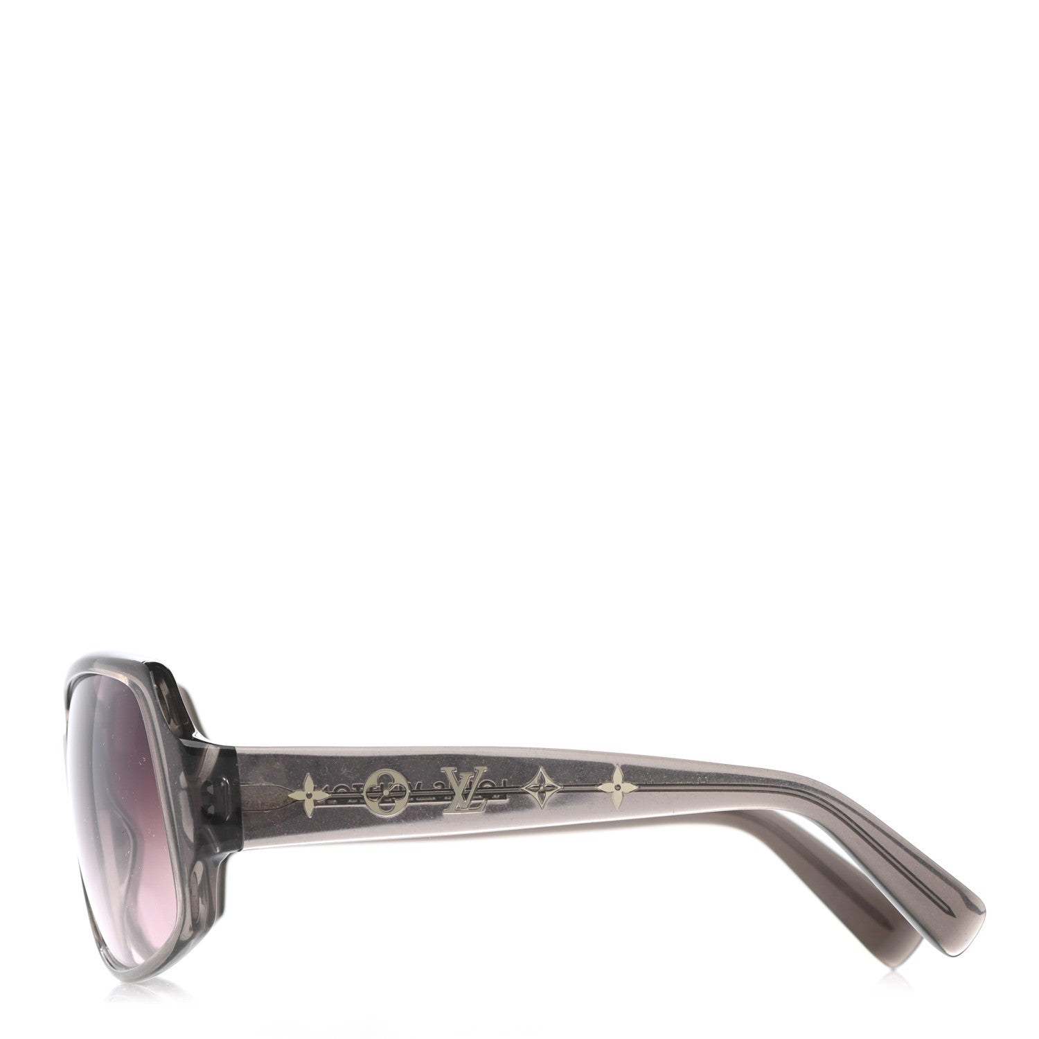 Louis Vuitton Obsession GM Z0072W Sunglasses Purple Glitter 4 of 8