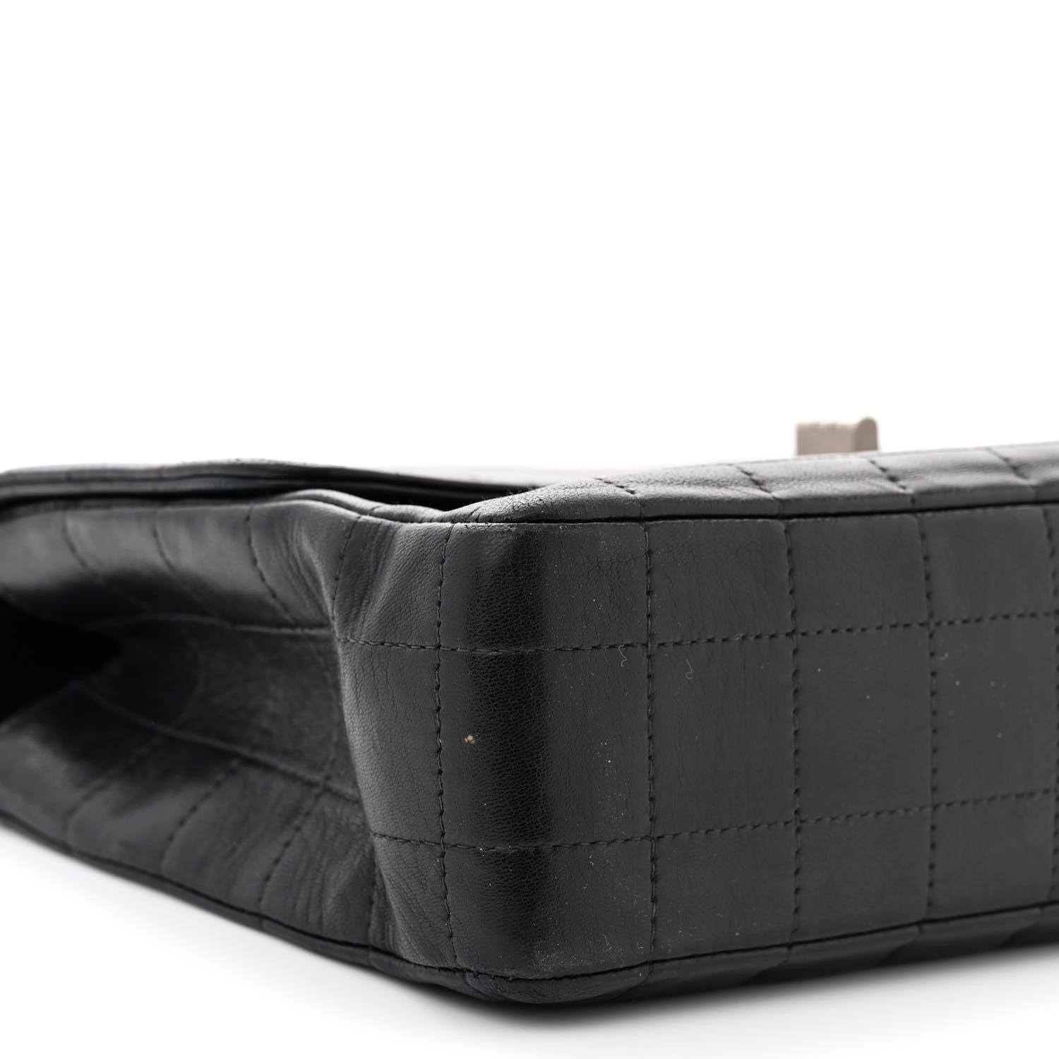 Chanel Lambskin Chocolate Bar Mademoiselle Flap Black 10 of 14