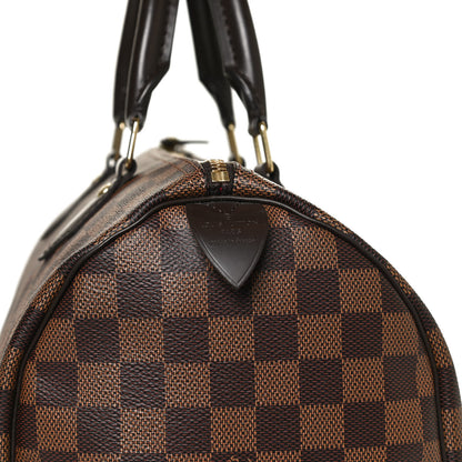 Louis Vuitton Damier Ebene Speedy 30 6 of 10