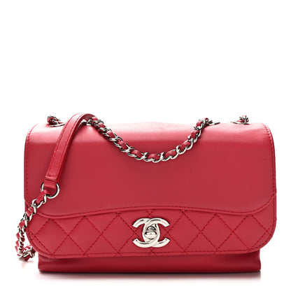 Chanel Calfskin Mini Tramezzo Flap Red 1 of 11