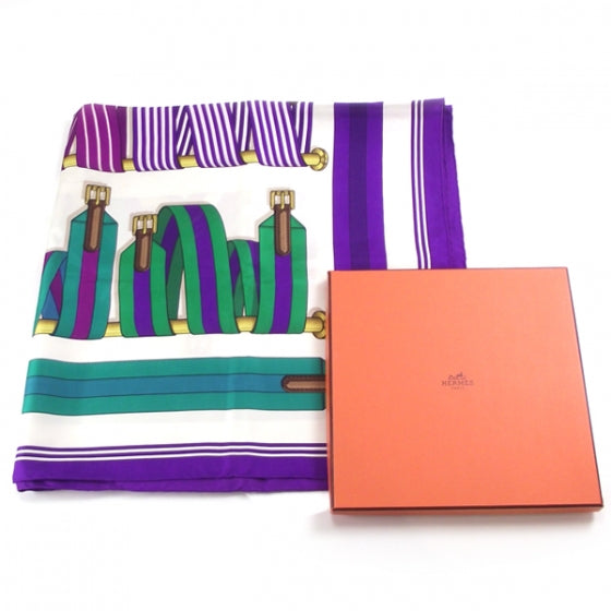 Hermes Silk Scarf Suspenders by J. Metz 2 of 8