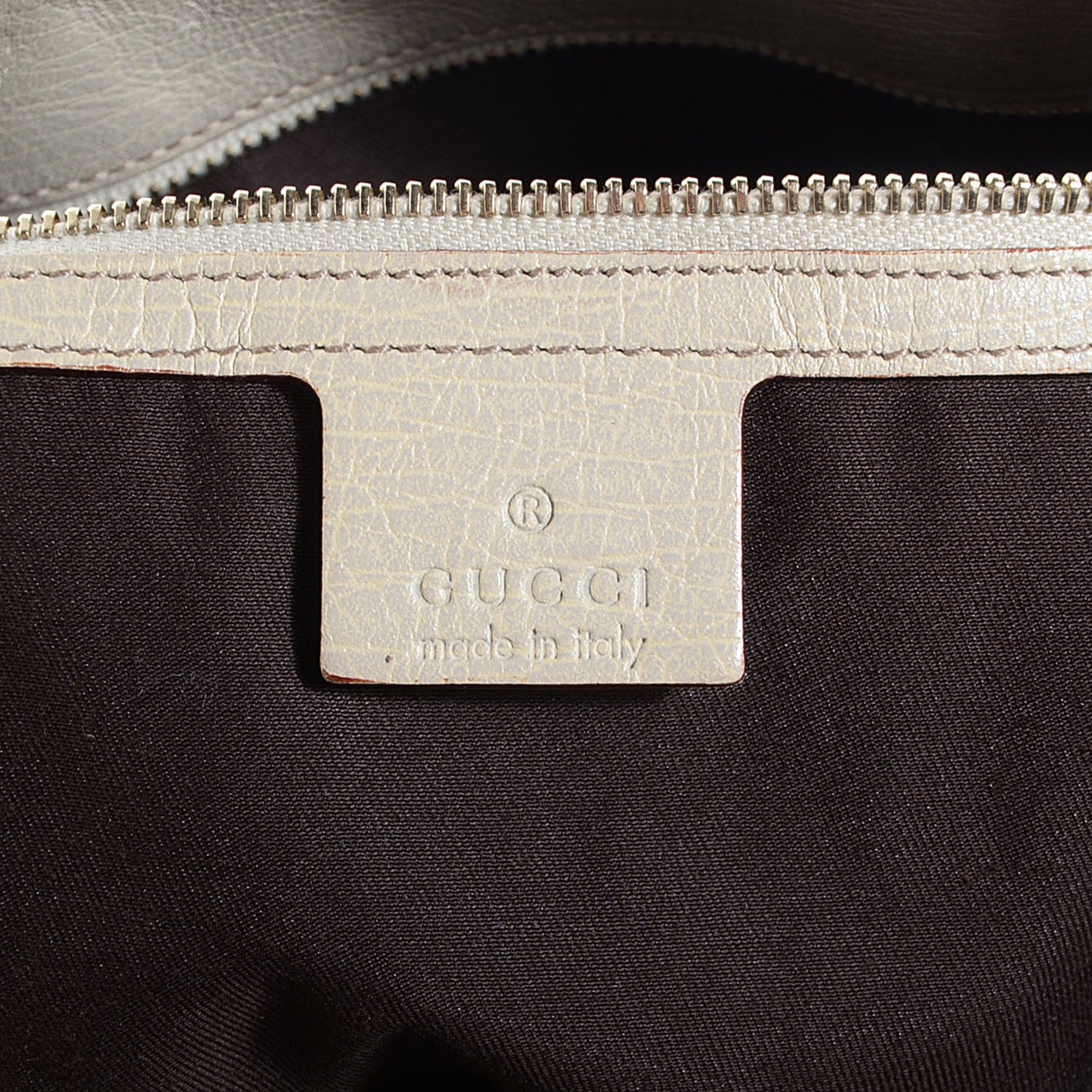 Gucci Monogram Large Horsebit Chain Hobo Off White 6 of 7