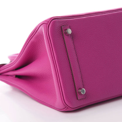 Hermes Taurillon Clemence Birkin 30 Magnolia 6 of 11
