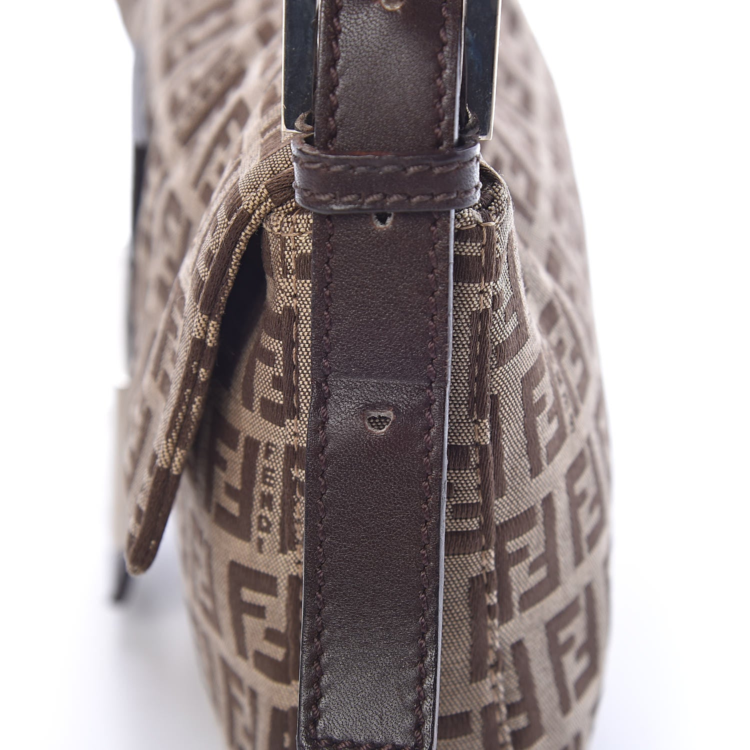 Fendi Zucchino Vitello Baguette Tobacco 8 of 14