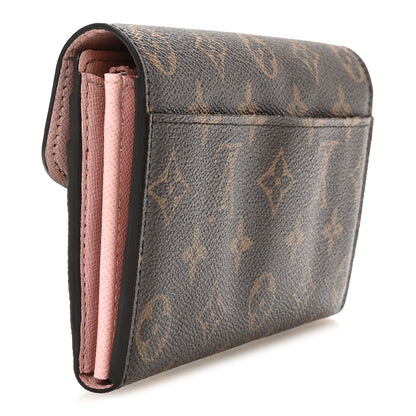 Louis Vuitton Monogram Sarah Wallet NM Rose Ballerine 3 of 8