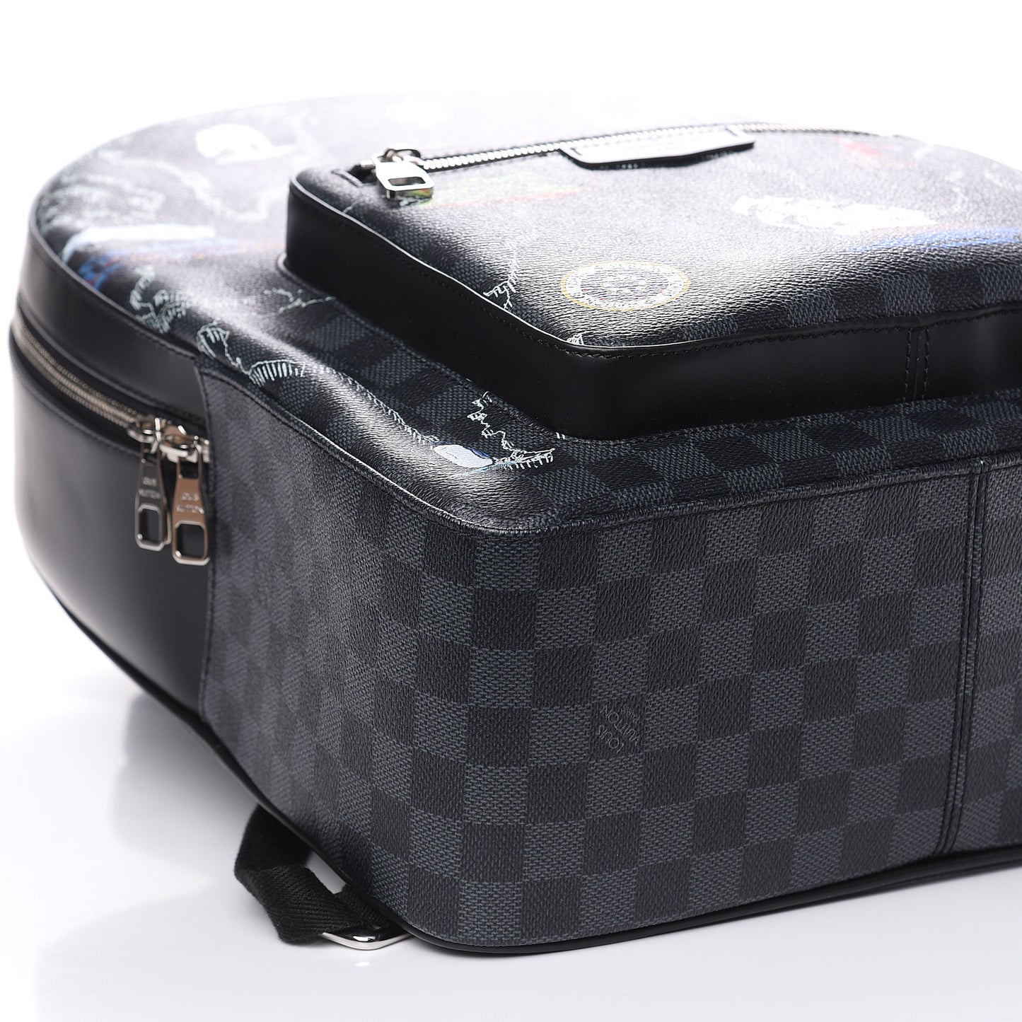 Damier Graphite World Map Josh Backpack