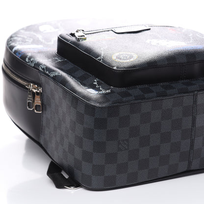 Louis Vuitton Damier Graphite World Map Josh Backpack 8 of 9
