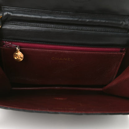 Chanel Lambskin Quilted Medium Single Flap Black 5 of 12
