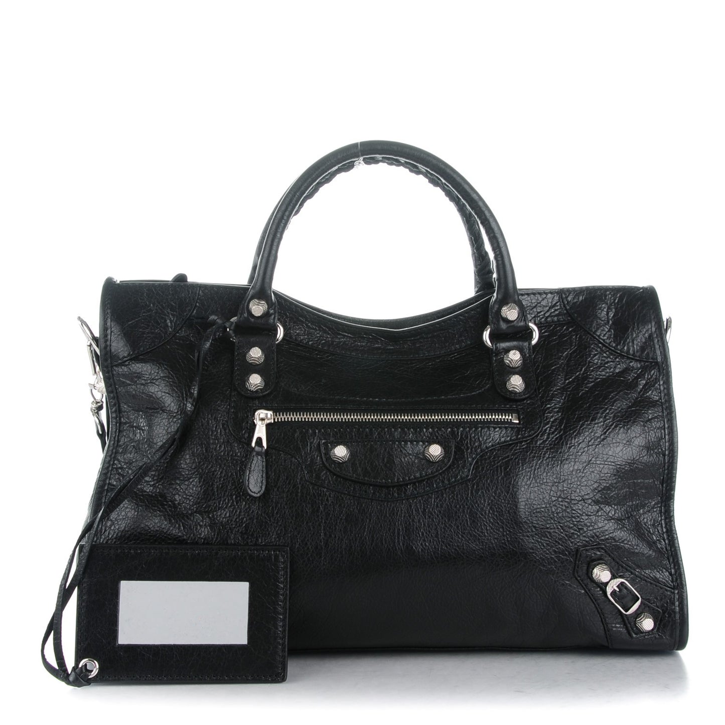 Agneau Giant 12 Silver Hardware City Black