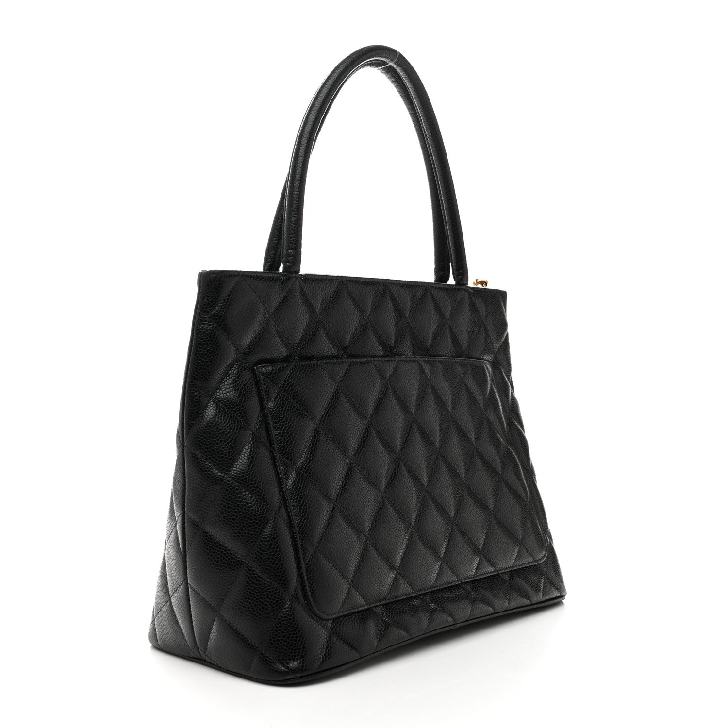 Chanel Caviar Quilted Medallion Tote Black 3 of 16