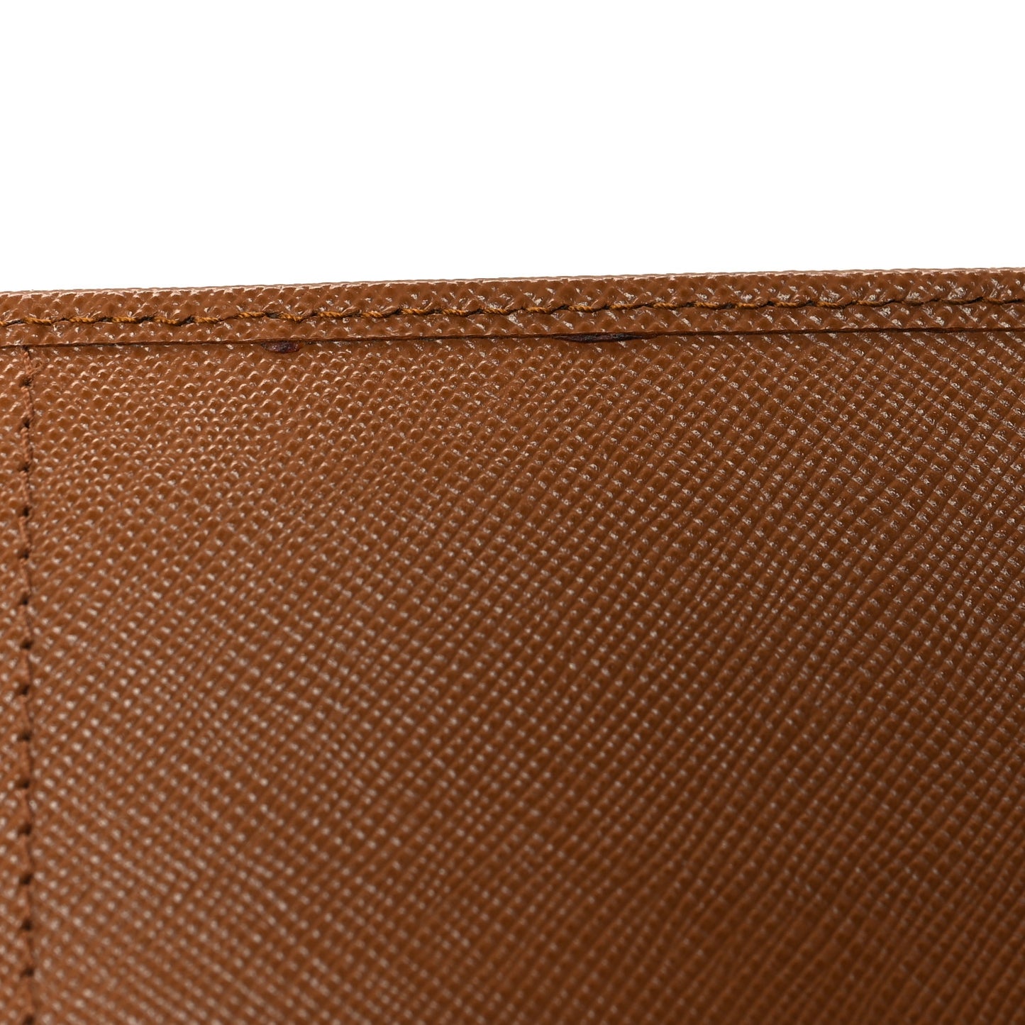 Saffiano Continental Flap Wallet Caramel