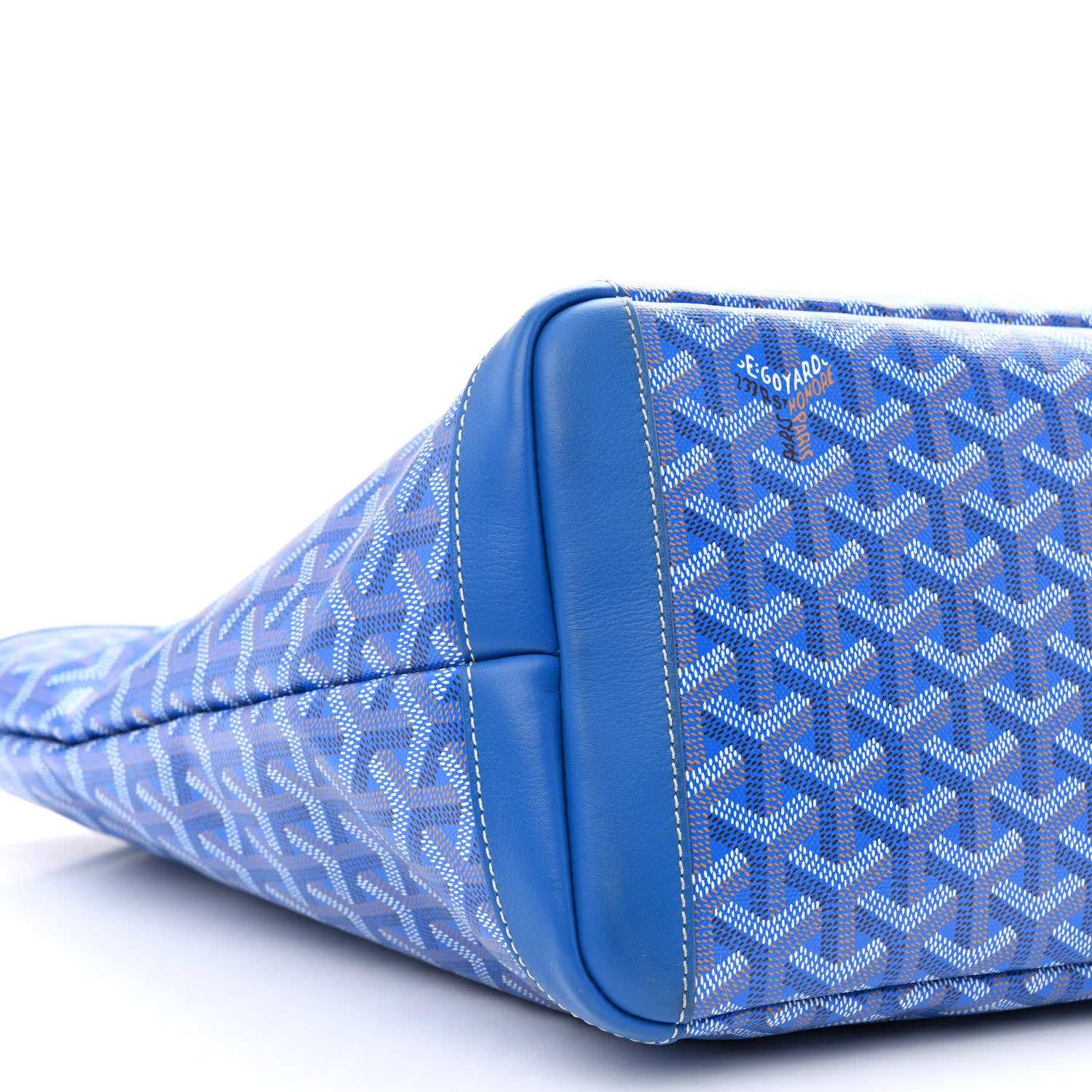 Goyard Goyardine Artois MM Blue 9 of 10