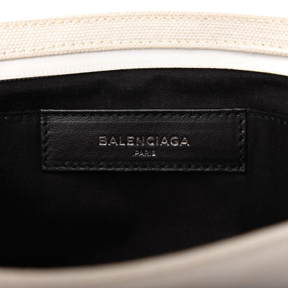Balenciaga Cotton Canvas Logo Documents Case White 8 of 10