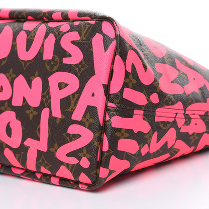 Louis Vuitton Monogram Graffiti Neverfull GM Fuchsia 9 of 22
