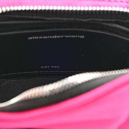 Alexander Wang Satin Attica Mini Belt Bag Hot Pink 6 of 8