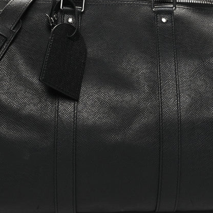 Louis Vuitton Taiga Keepall Bandouliere 45 Black 6 of 11