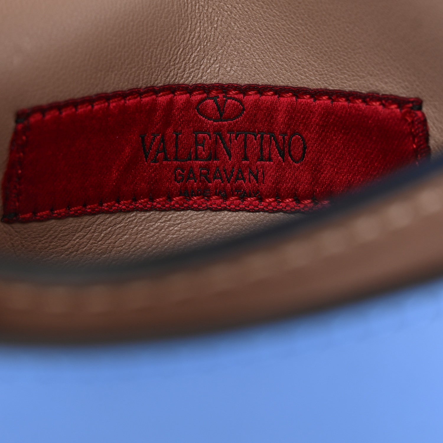 Valentino Garavani Nappa Small Rockstud Wristlet Clutch Light Sapphire 6 of 12