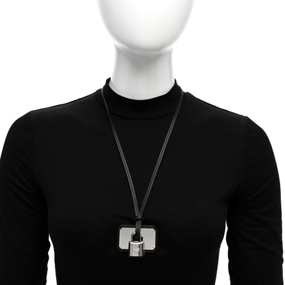 Hermes Swift Large O'Kelly Pendant Necklace Black 2 of 6